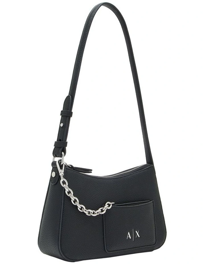 Mila Mini Shoulder Bag in Black image 6