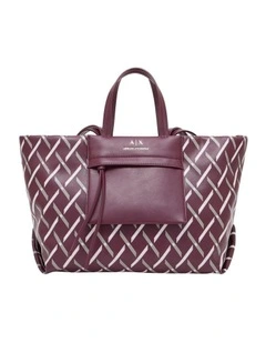 Natalie Tie Shopper Tote Bag in Groove