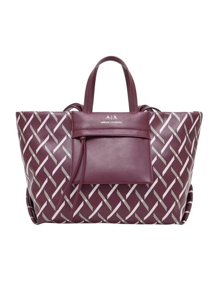 Natalie Tie Shopper Tote Bag in Groove image 1