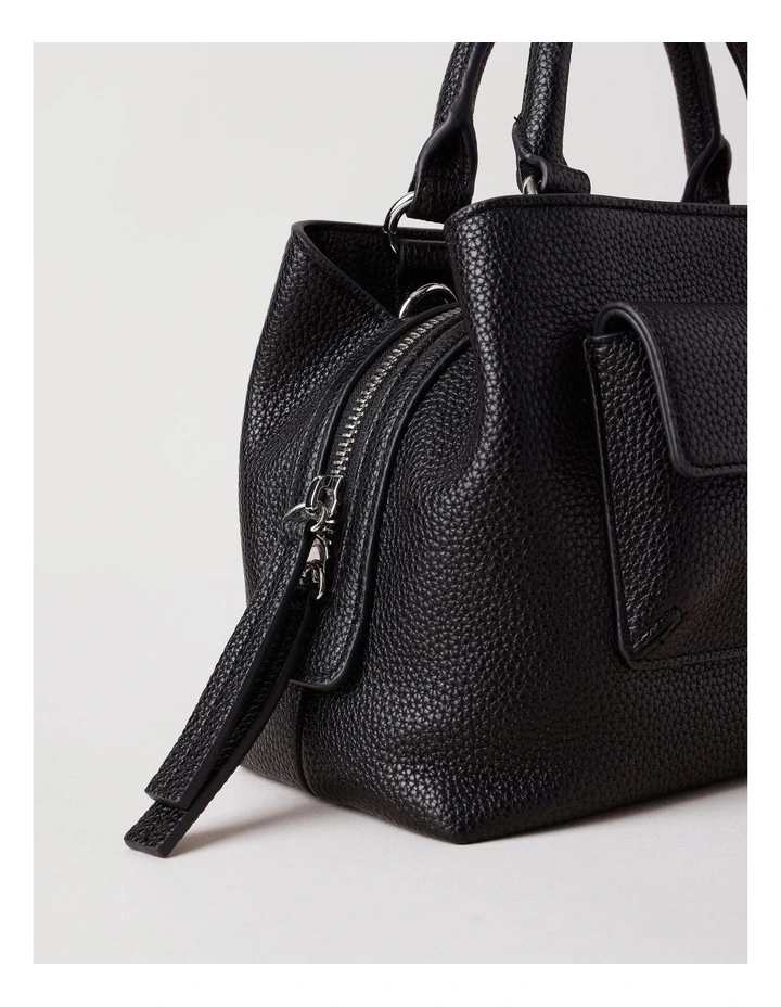 Nicole Small Tote Bag in Black image 2