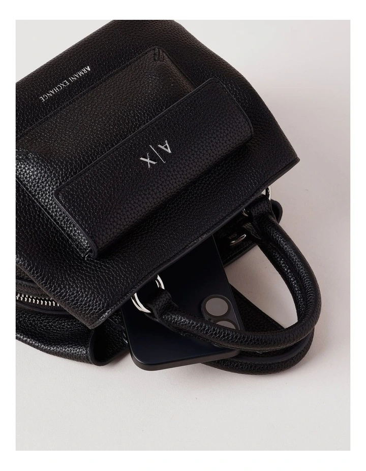 Nicole Small Tote Bag in Black image 5