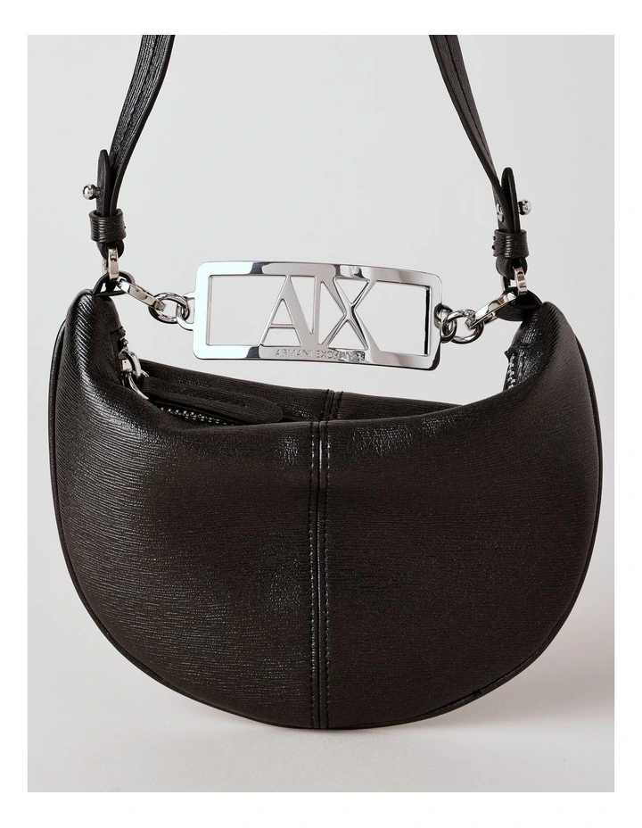 Polly Mini Shoulder Bag in Black image 2