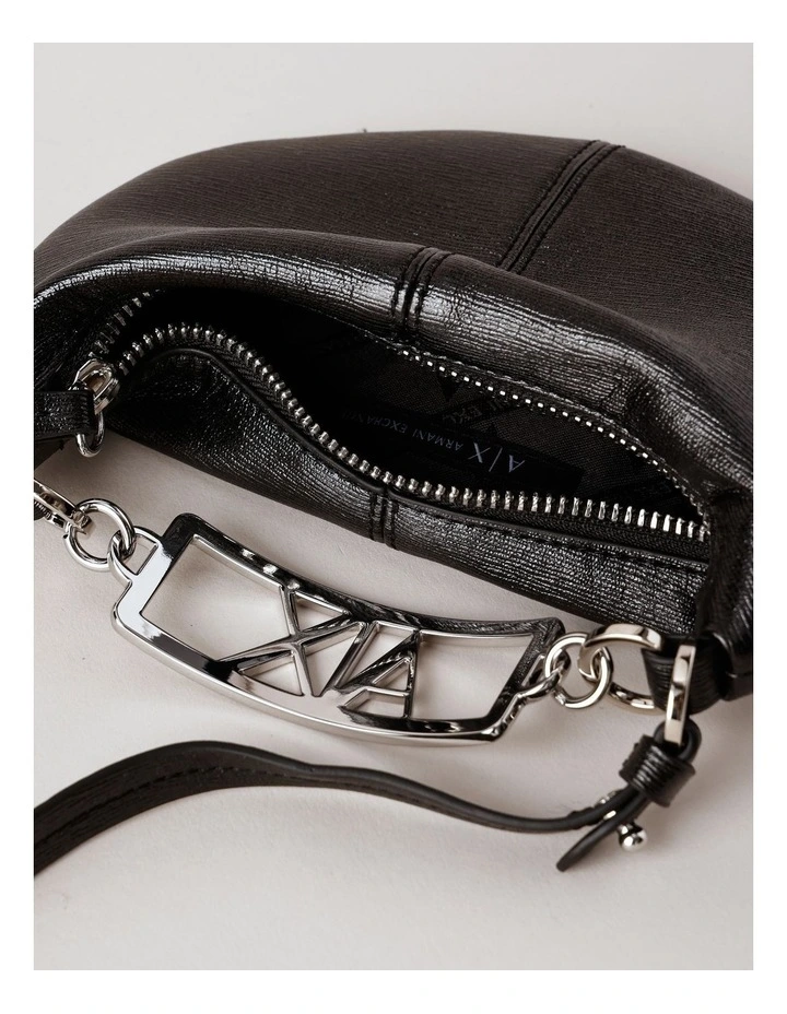 Polly Mini Shoulder Bag in Black image 3
