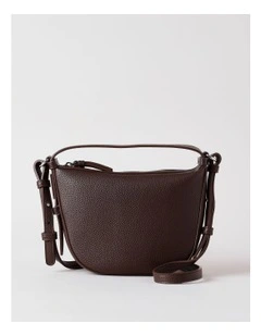Susie Soft Small Shoulder Bag in Hot Fudge