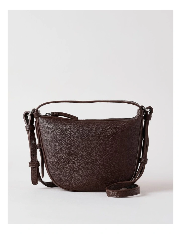 Susie Soft Small Shoulder Bag in Hot Fudge image 1