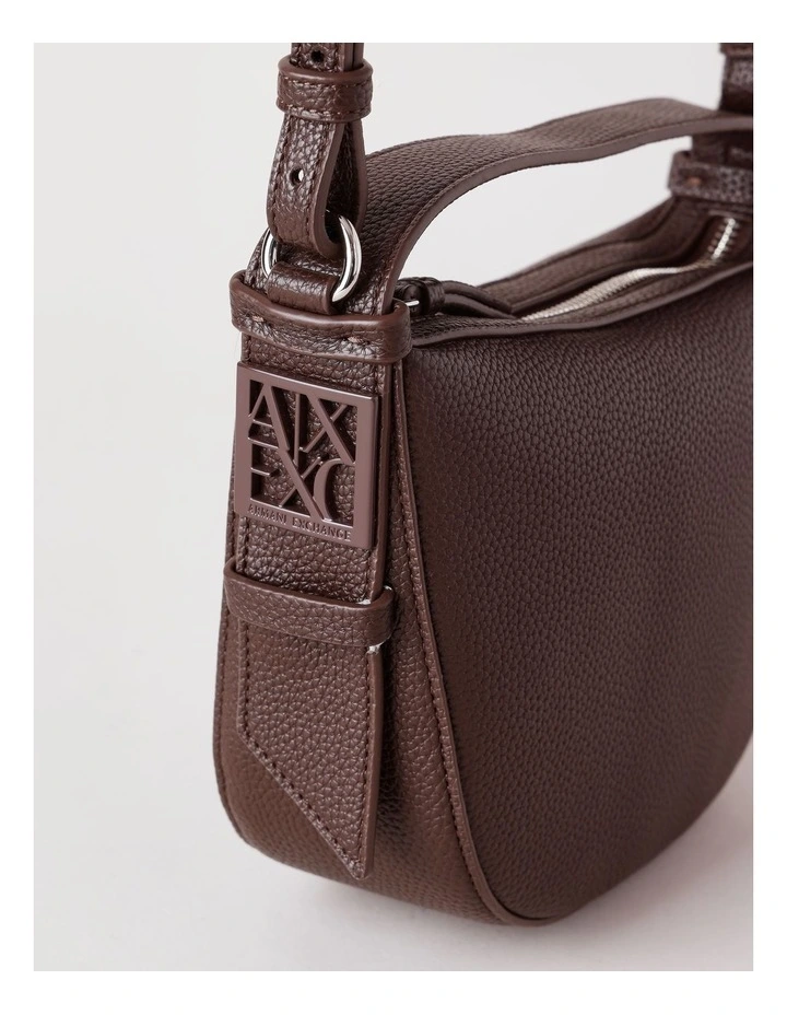 Susie Soft Small Shoulder Bag in Hot Fudge image 2