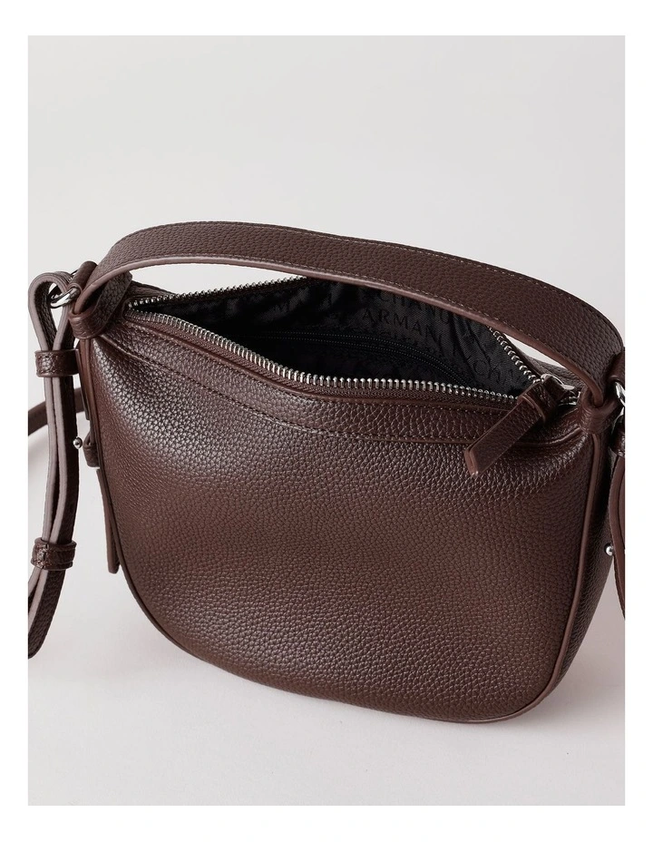 Susie Soft Small Shoulder Bag in Hot Fudge image 4