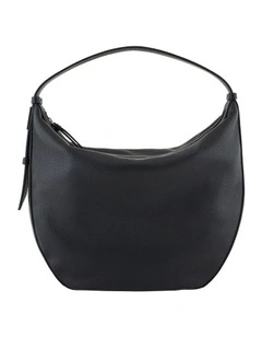 Susie Soft Medium Shoulder Bag in Black