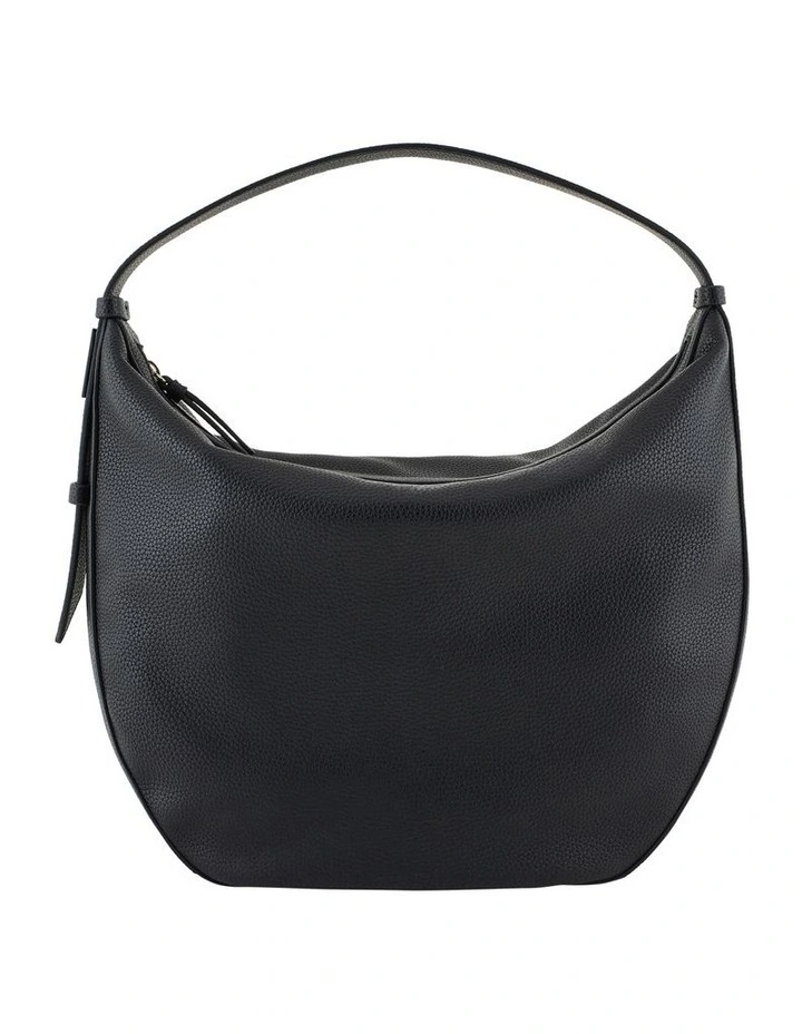 Susie Soft Medium Shoulder Bag in Black image 1
