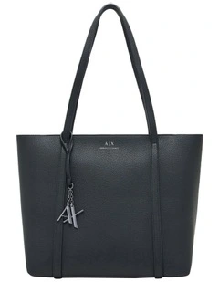 Sylvie Shopper Tote Bag in Black