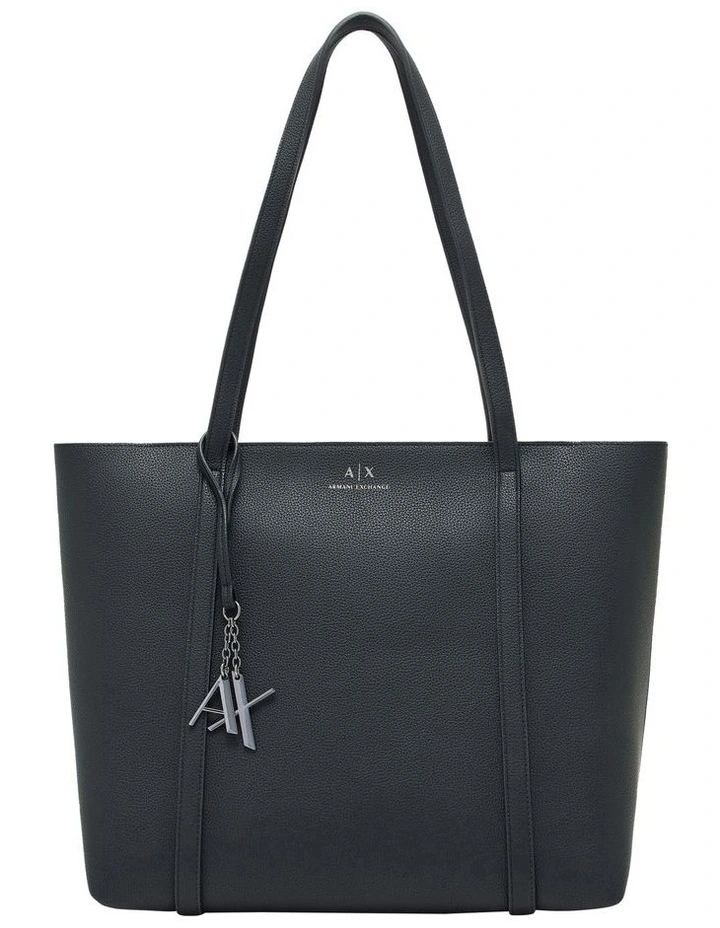 Sylvie Shopper Tote Bag in Black image 1
