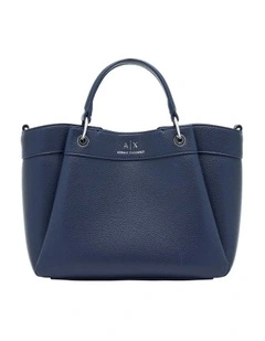Wave Shopper Tote Bag in Blue