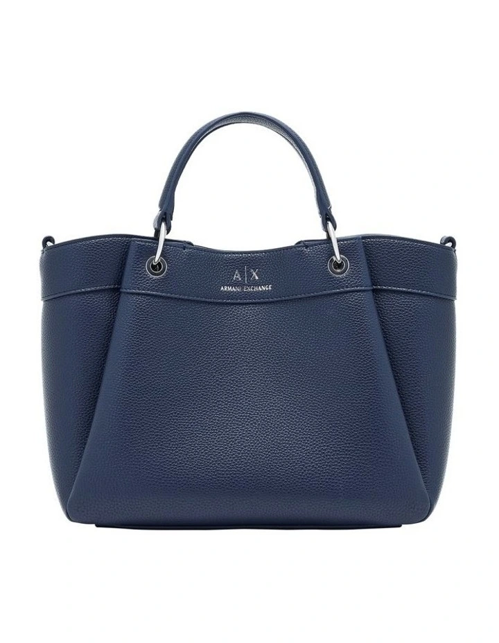 Wave Shopper Tote Bag in Blue image 1