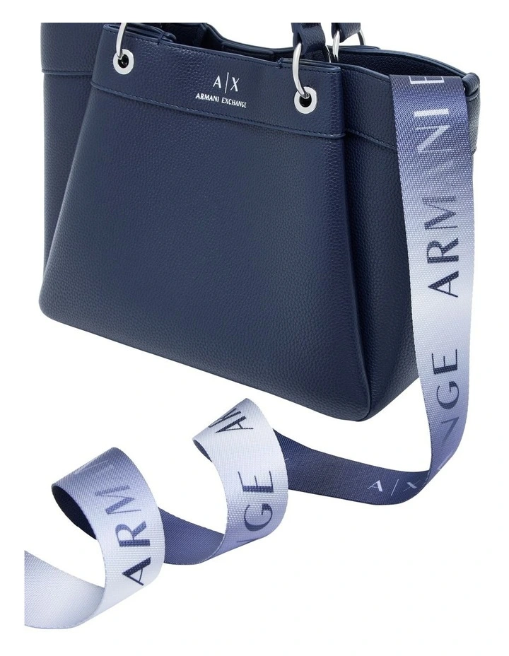 Wave Shopper Tote Bag in Blue image 4