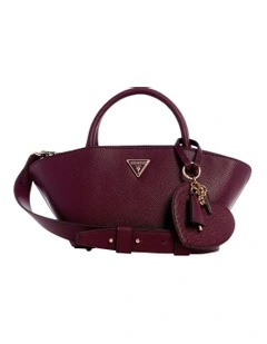 Bolena Mini Satchel Bag in Wine