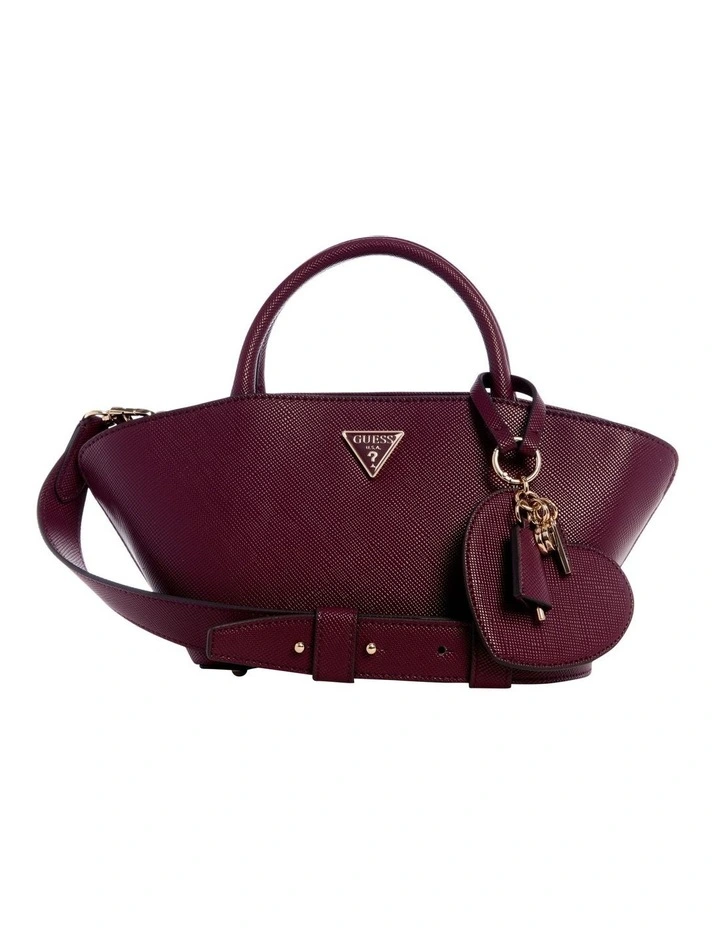 Bolena Mini Satchel Bag in Wine image 1