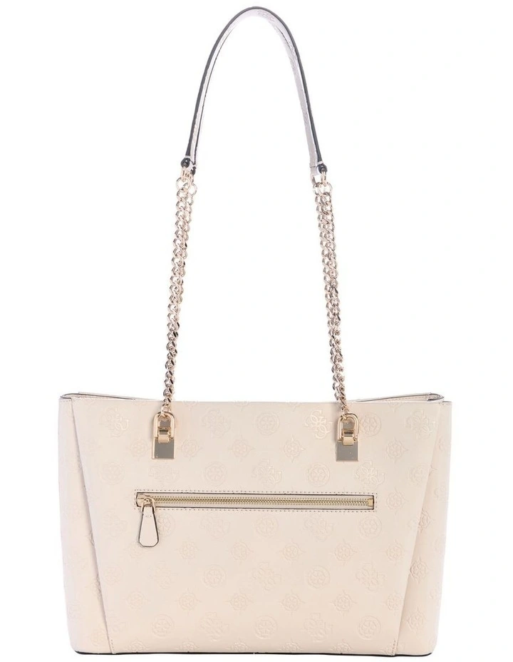 Tisha 3 Comp Tote Bag in Stone Logo image 4