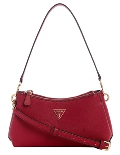 Noelle II 3 Comp Crossbody Bag in Garnet