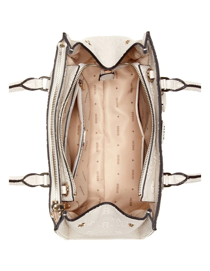 Cresida II Satchel Bag in Bone Logo image 3