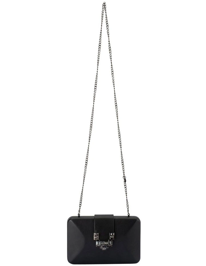 Eli Deco Clutch Bag in Black image 4