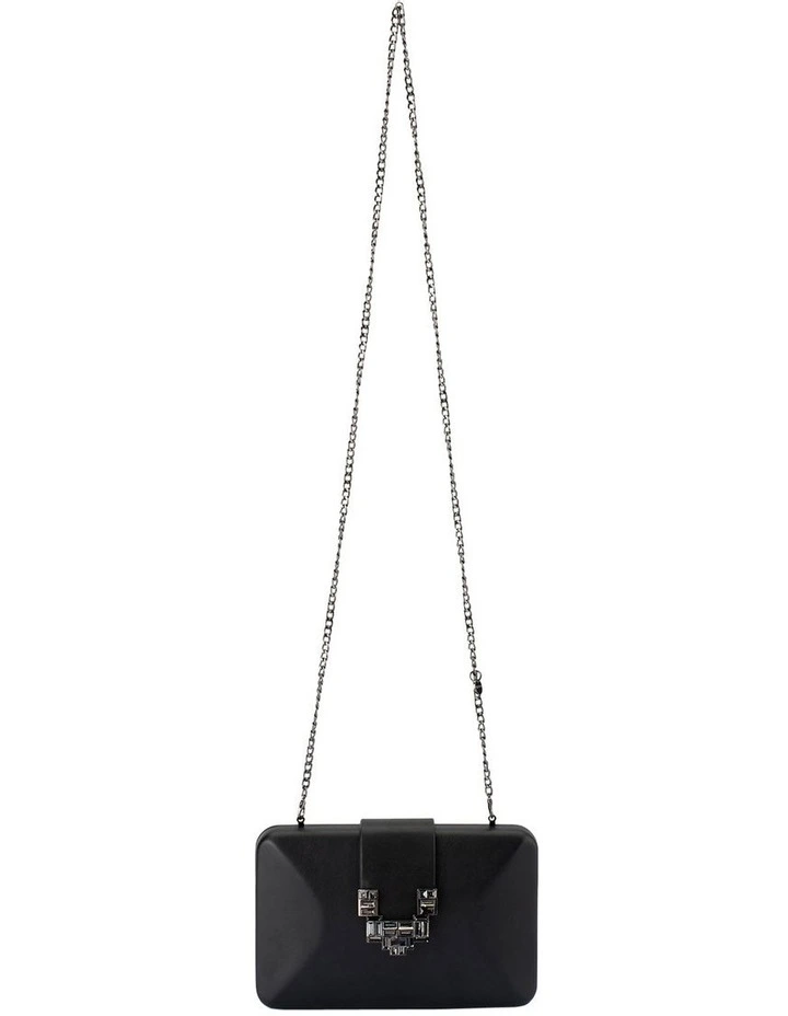 Eli Deco Clutch Bag in Black image 5