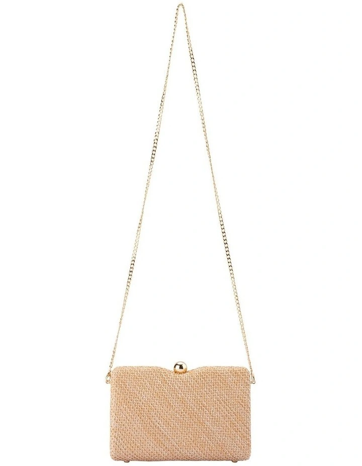 Birdie Textural Top Handle Bag in Natural image 4