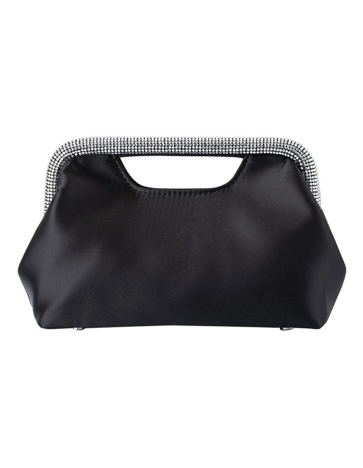 Eleanor Crystal Top Handle in Black image 1