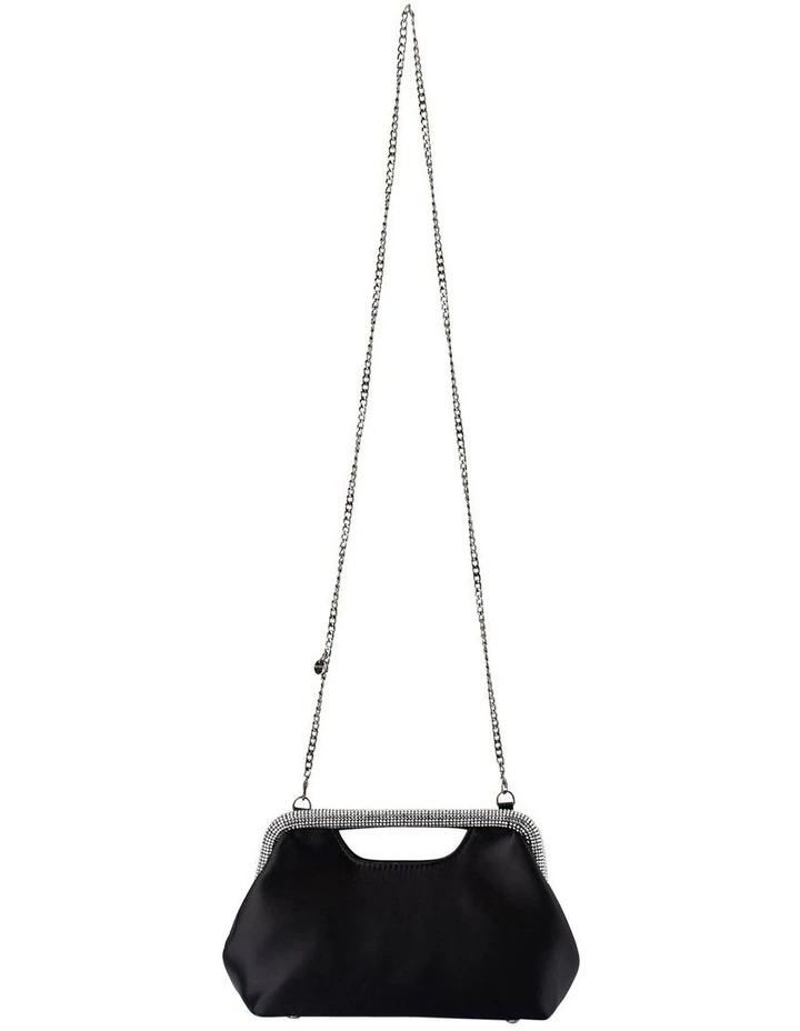 Eleanor Crystal Top Handle in Black image 4