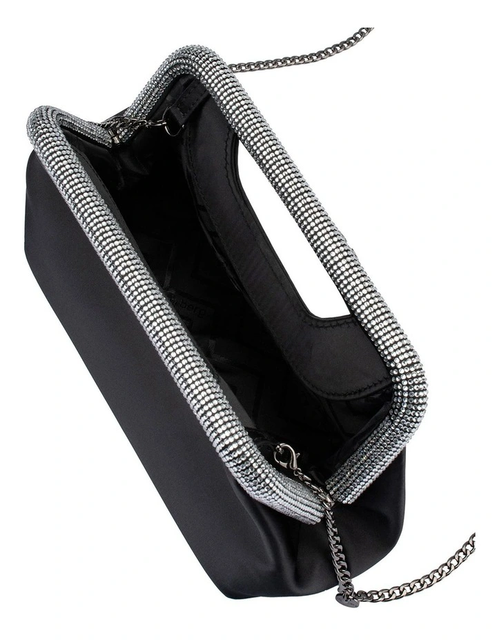 Eleanor Crystal Top Handle in Black image 5