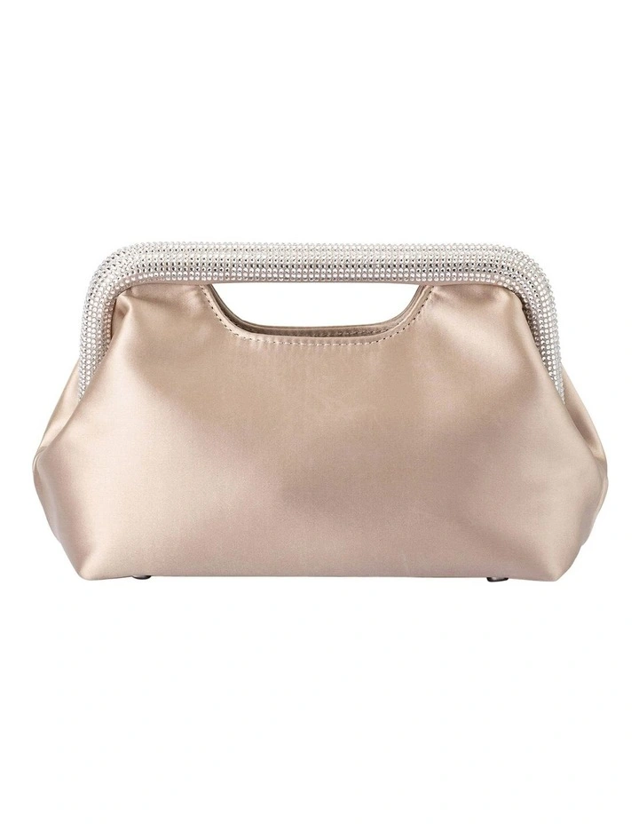 Eleanor Crystal Top Handle Bag in Natural image 1