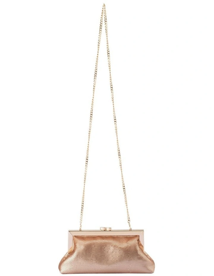 Zephyr Sequin Clutch Bag in Blush image 4