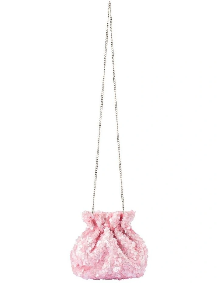 Mattie Sequin Top Handle in Pink image 4