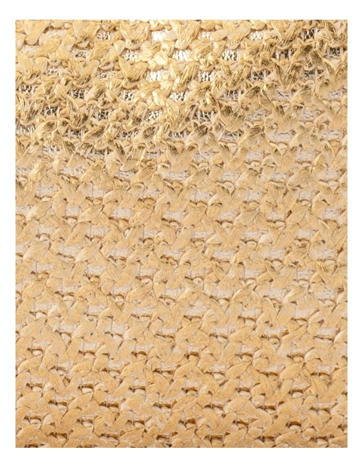Eden Woven Hobo Bag in Gold image 5