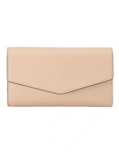 Nic Envelope Clutch Bag in Natural