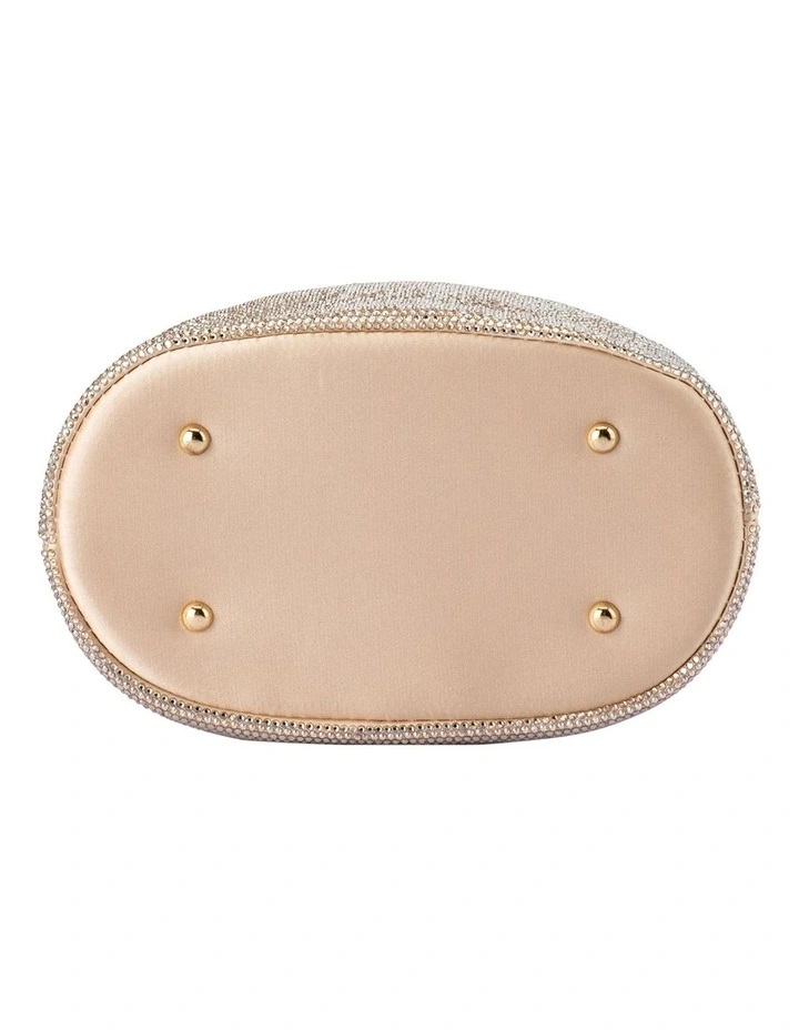 Mabel Crystal Top Handle in Champagne image 6