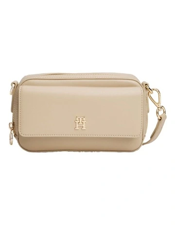 Icon Camera Crossbody Bag in Beige