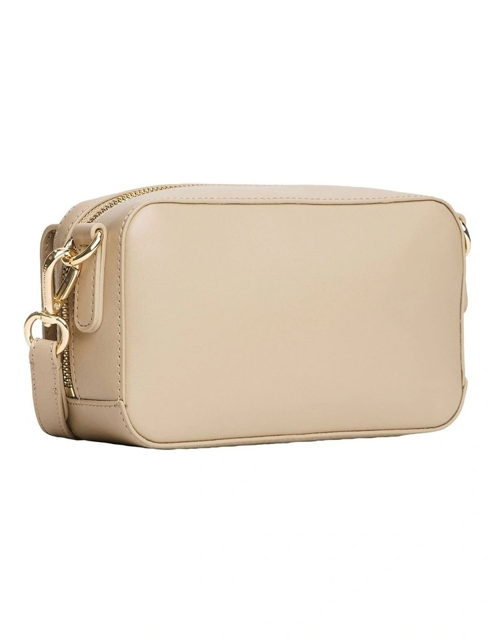 Icon Camera Crossbody Bag in Beige image 2