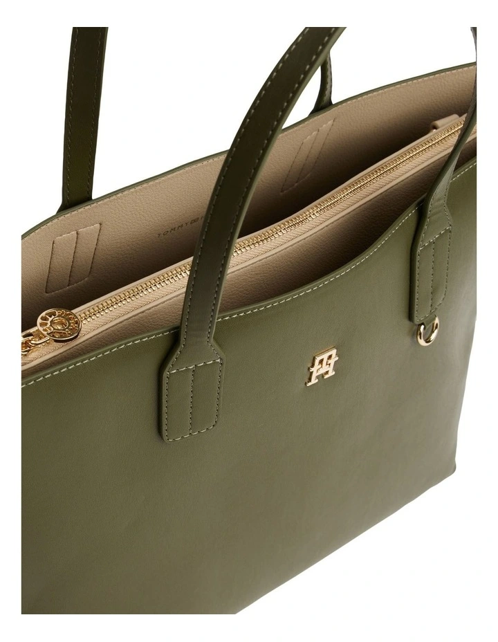 Icon Satchel Bag in Green image 3