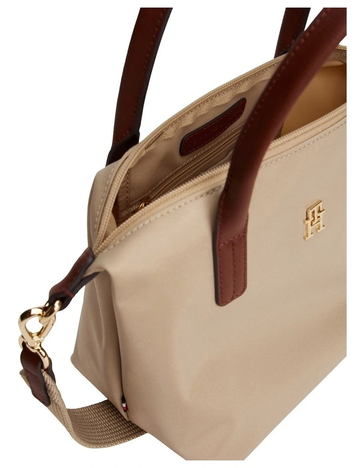 Webbing Crossbody Tote Bag in Beige image 3