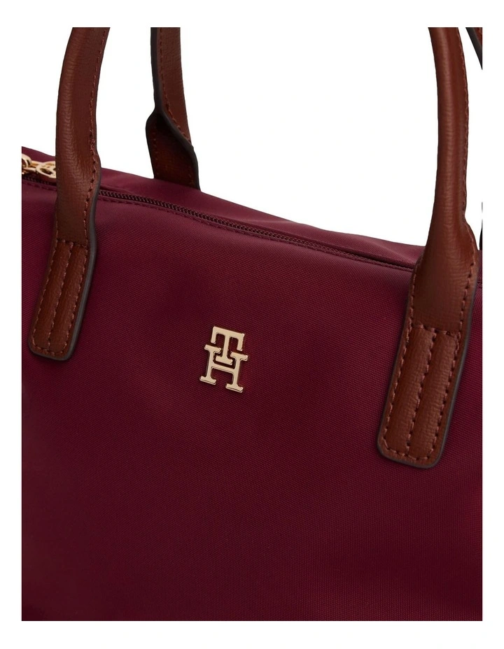 Webbing Crossbody Tote Bag in Red image 4