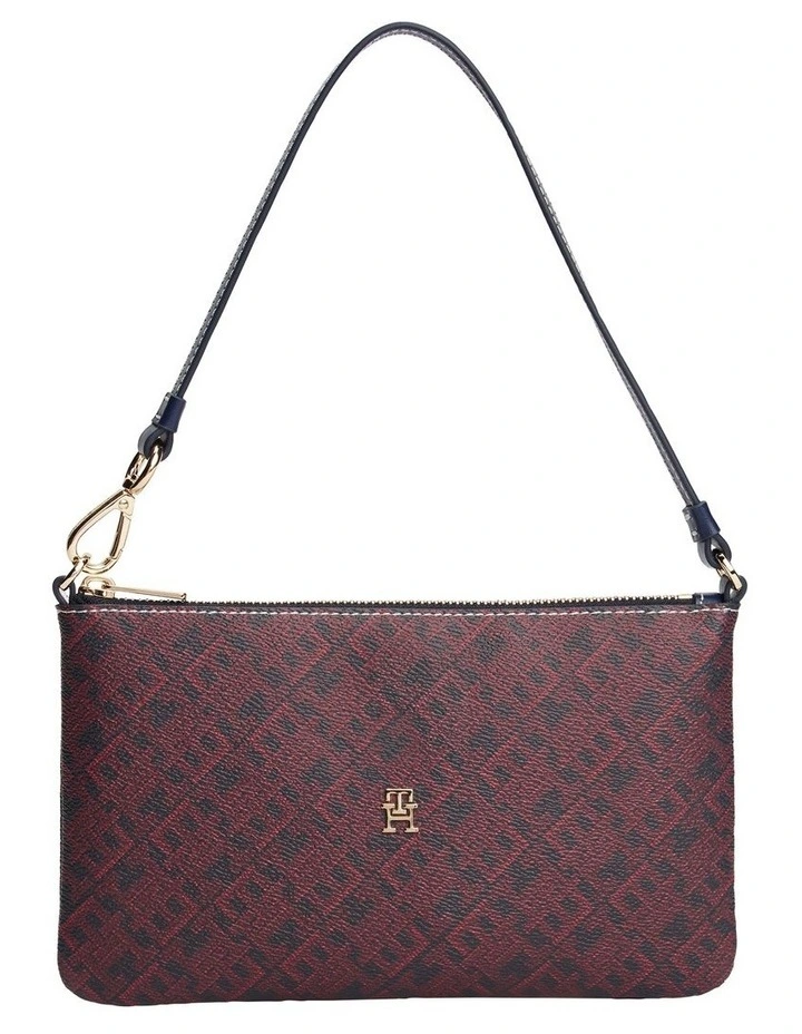 Icon Shoulder Pouch Bag in Blue image 1