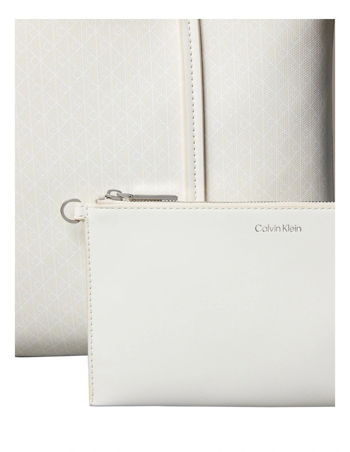 Allover Monogram Logo Tote Bag with Pouch image 3