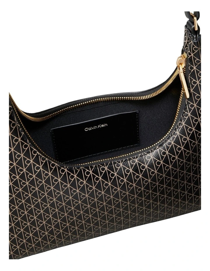 Emblem Allover Print Shoulder Bag image 2