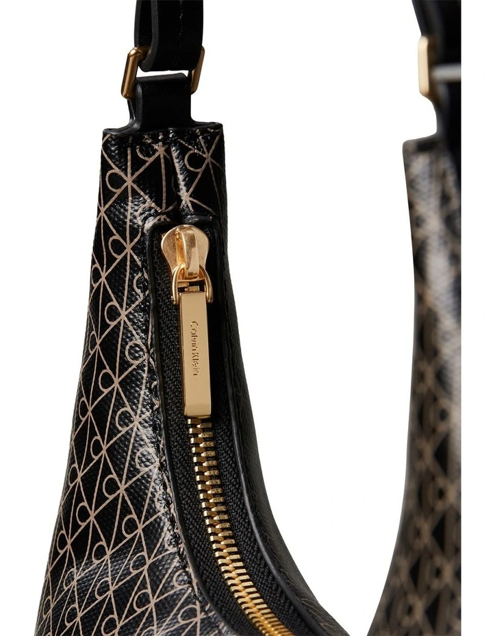 Emblem Allover Print Shoulder Bag image 4