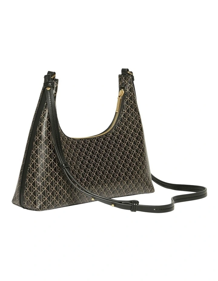 Emblem Allover Print Shoulder Bag image 6