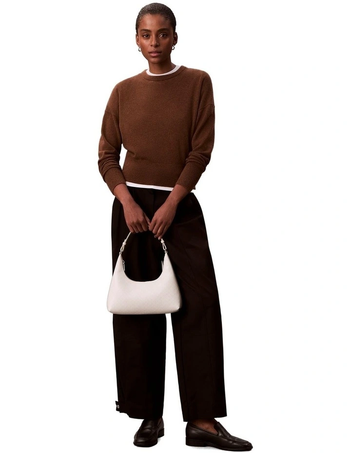 Emblem Allover Print Shoulder Bag image 5