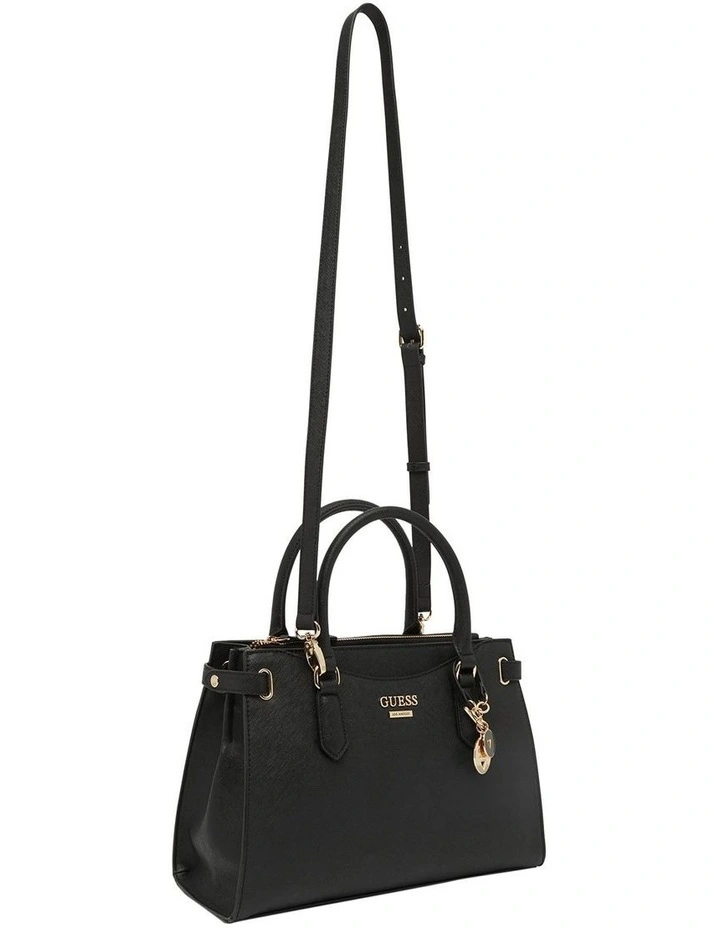 Dixon Satchel Bag in Black image 2