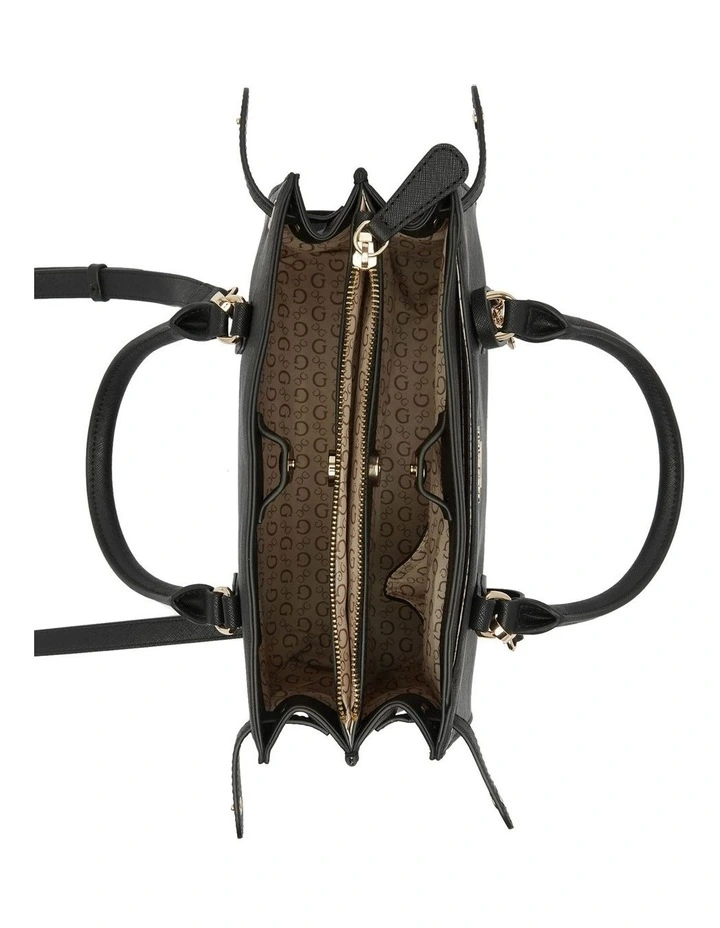 Dixon Satchel Bag in Black image 3