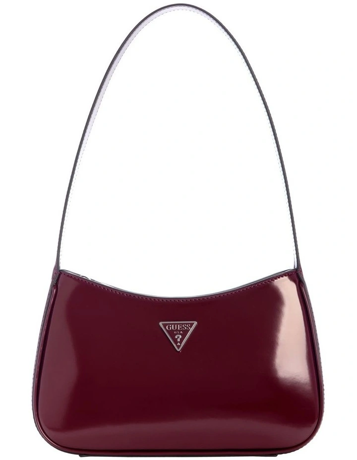 Arnela Top Zip Shoulder Bag in Burgundy image 1