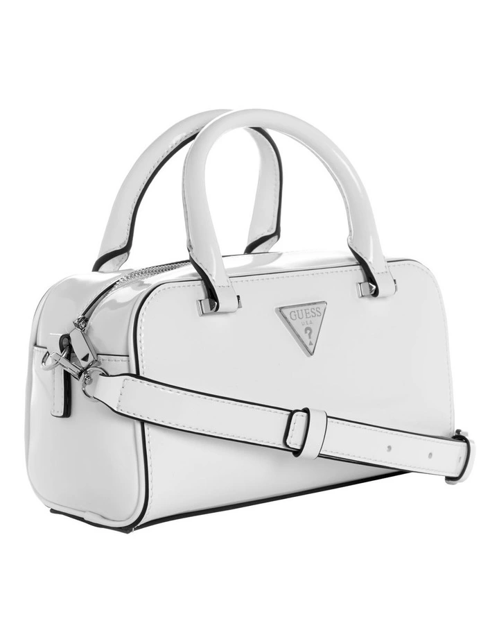Arnela Mini Satchel Bag in White image 2